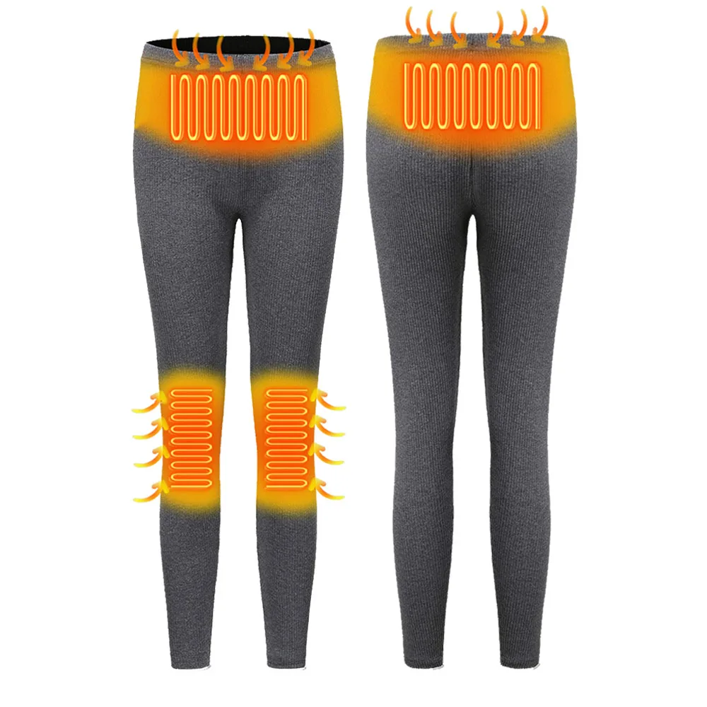 Women Heated Pants Cycling Heating Pants Electric USB Heating Thermal
