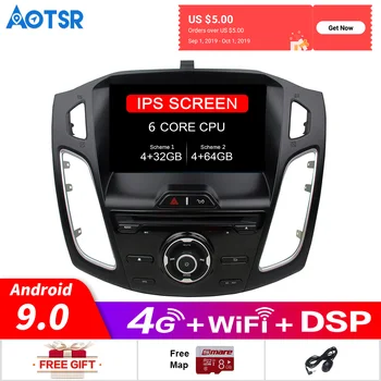 

Android 9.0 Car gps multimedia Radio player For Ford Focus 2012-2014 car GPS Navigation multimedia DVD radio player headunit dsp