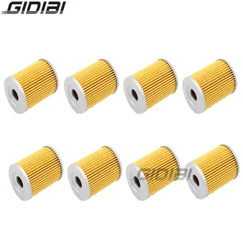 

8 pcs Oil Filter For Suzuki DR-Z125 L K3,K4,K5,K6,K7,K8,K9,L0,L1,L2,L3,L4 2003-2014 DR125 SE,X,Y 1998-2000 SP125 G,H,J 86-88