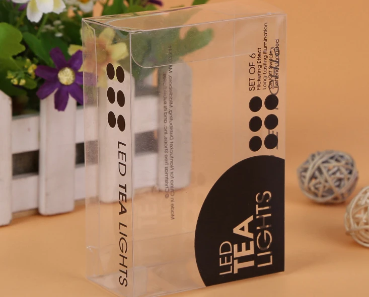 Matte transparent printed plastic pvc box package UV Protected Clear stationery packing Printed ---CP7017 |