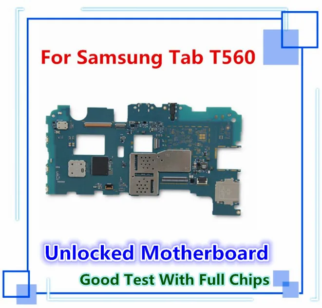 Оригинальная материнская плата для samsung Galaxy Tab E 9,6 T560 T560, разблокированная панель для карт T560 tab с полным чипом, официальная плата за ОС Android