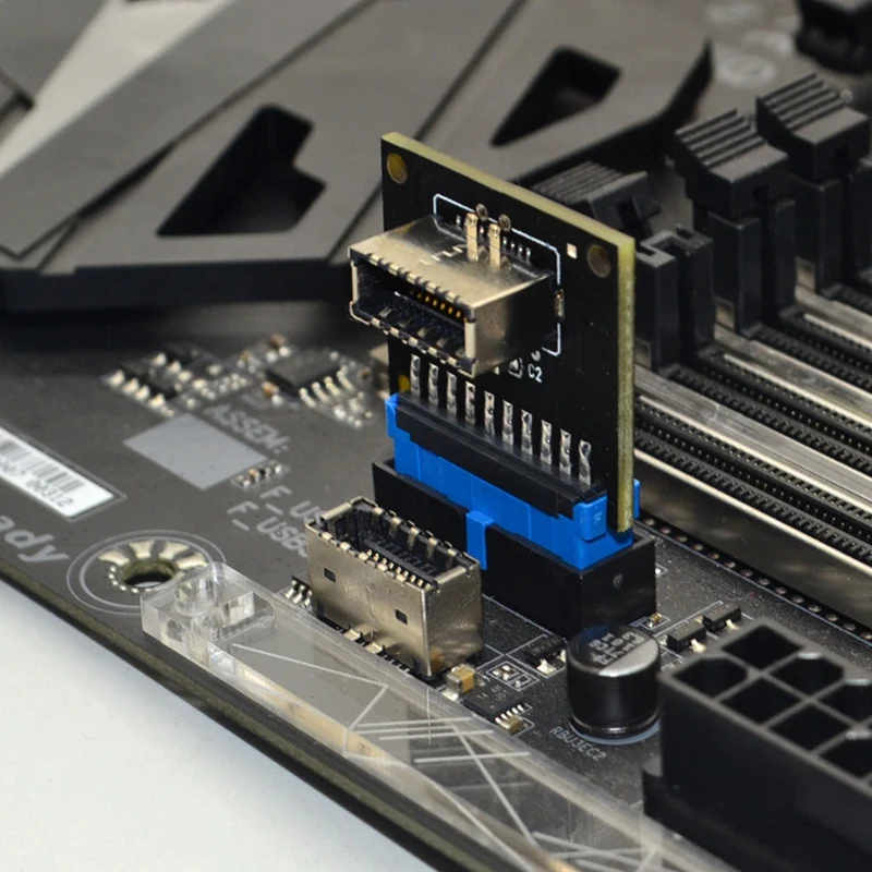 Компьютерные разъемы USB 3 1 Передняя панель PC гнездо к 0 20pin Заголовок удлинитель