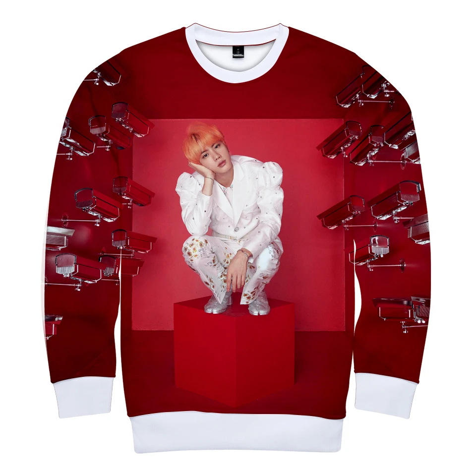 Frdum Tommee Love Yourself ответ 3D kpop женщины Bangtan мальчики Толстовка Осень и зима хит хоп harajuku Корейская повседневная одежда