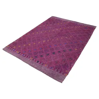 

162x235 Cm Pink Handmade Oriental Rug Rug-5x8 Ft