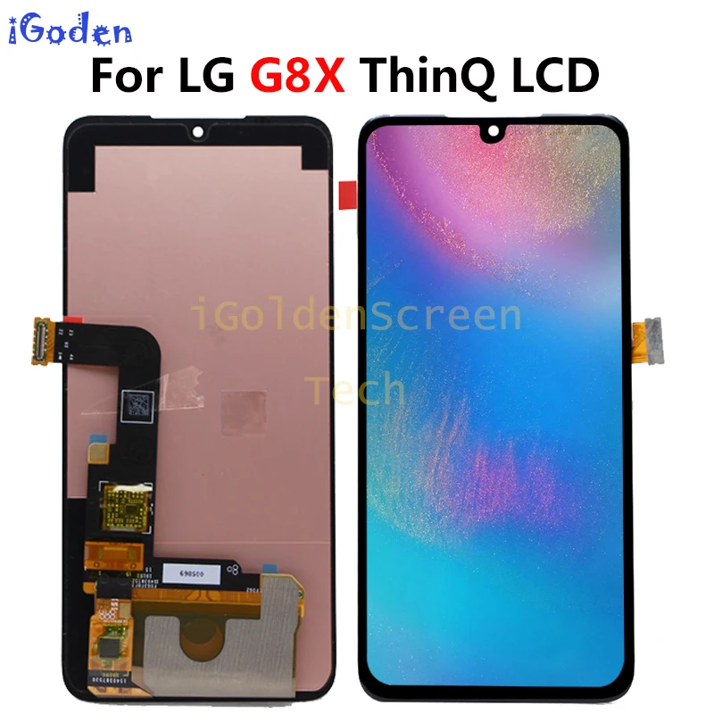 

6.4''For LG G8X ThinQ LCD Display with Touch Screen Digitizer Replacement With Tools for LG G8X LCD Display