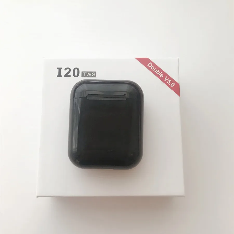 Новые i20 TWS Bluetooth 5,0 наушники 5D Бас Звук Наушники Беспроводные наушники для смартфонов iphone лучше i10 i15tws