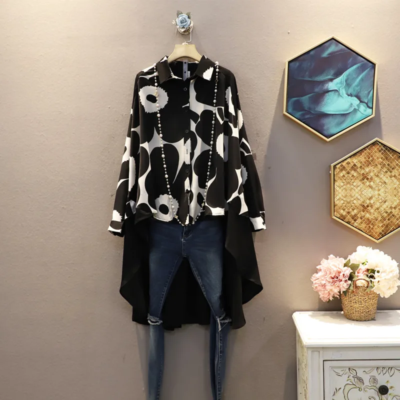 [EWQ] 2020 Spring Autumn New Fashion Turn-down