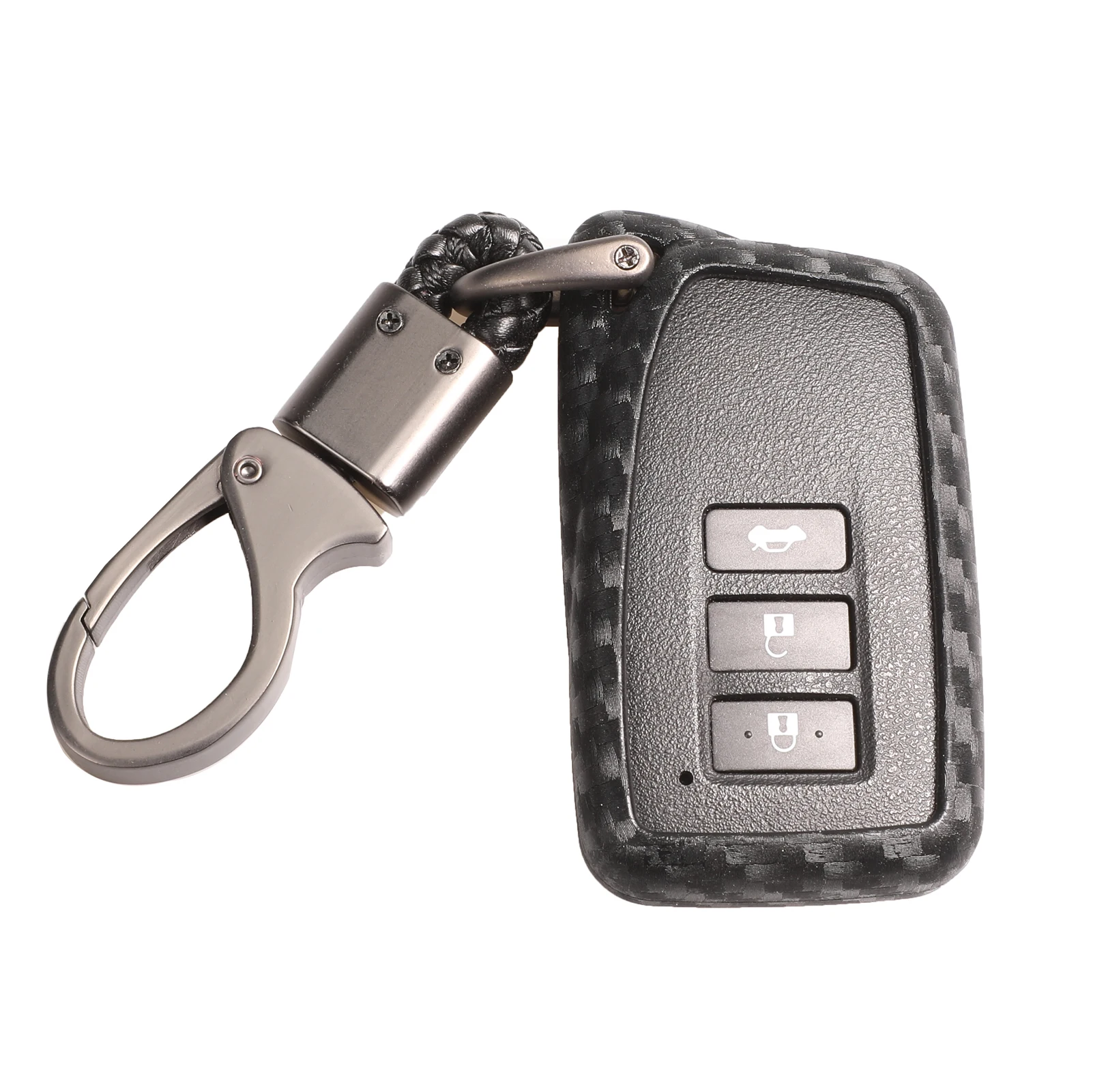 10pcs Car Styling Cover chiave in Silicone al carbonio per Lexus NX GS RX IS ES GX LX RC 200 250 350 LS 450H 300H custodia in fibra di vetro per Auto Fob - H4238af0b50944c91a548648309acb63eZ