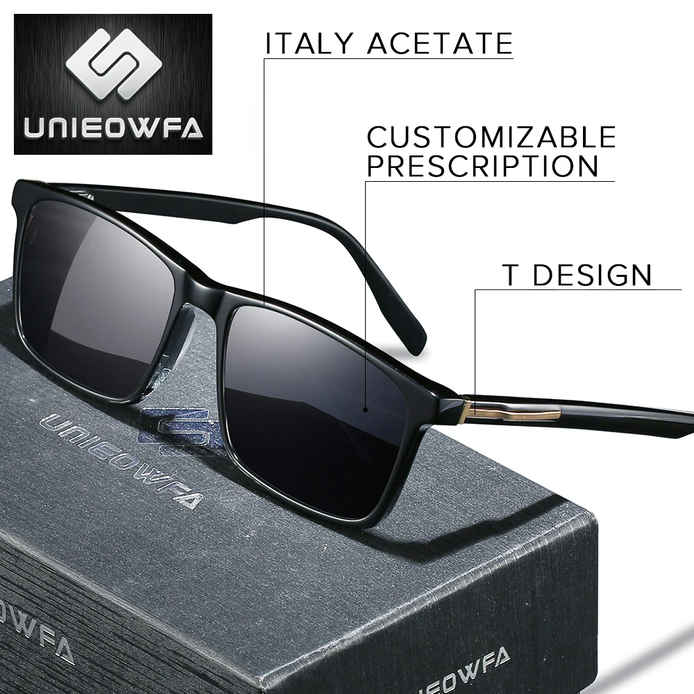Europe High end Prescription Sunglasses Men Polarzied Progressive Sun