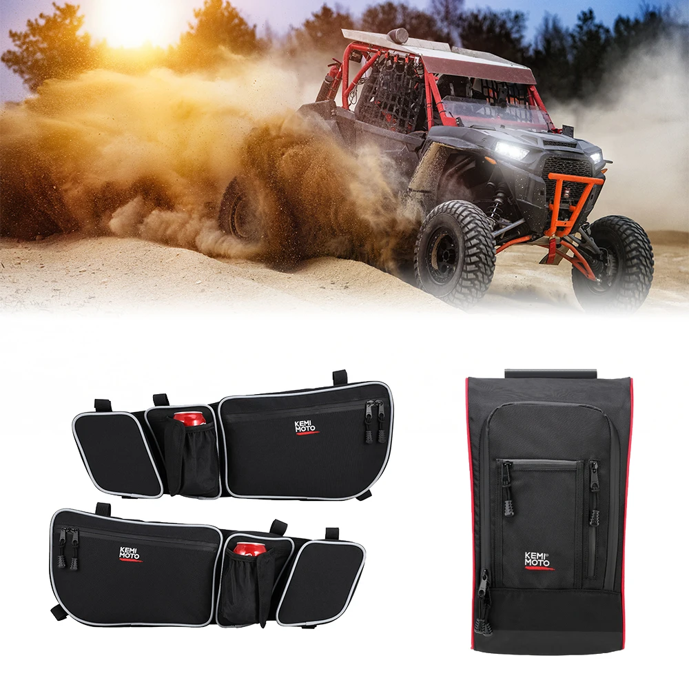 UTV сумки для пассажиров и водителей Боковая Сумка хранения наколенник Can Am Maverick X3