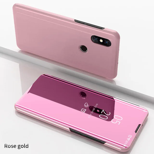 Rose Gold Роскошный флип-чехол для iPhone 11 Pro XR X Xs Max 7 6 6s 8 Plus 5 5S SE Магнитный зеркальный чехол для телефона для iPhone X r s iPhone7 чехол - Цвет: Rose Gold