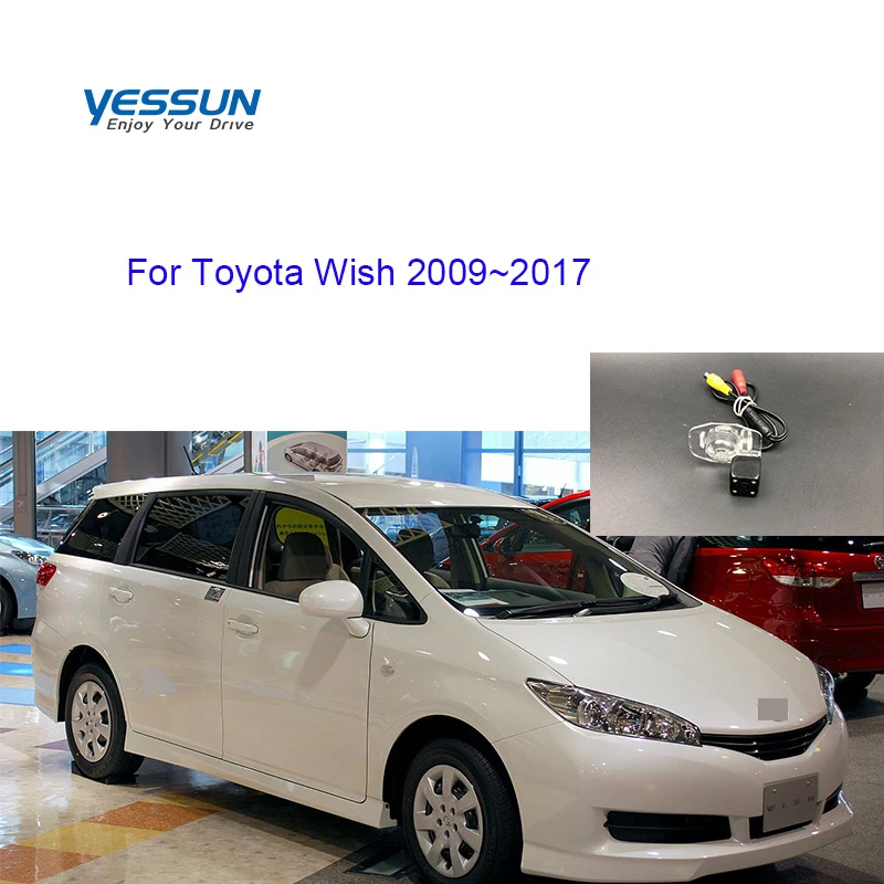Hd Car Reverse Rear View Camera For Toyota Wish 2009 2010 2011 2012 2013 2014 2015 2016 2017 License Plate Camera Housing Mount Vehicle Camera Aliexpress