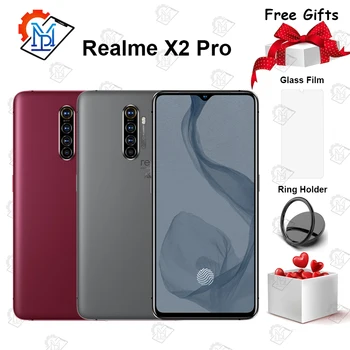 Перейти на Алиэкспресс и купить Мобильный телефон Realme X2 Pro Master Edition, 6,5 дюймов, 90 Гц, жидкий экран, 12 Гб + 256 ГБ, Snapdragon 855 Plus, камера, МП, NFC, смартфон