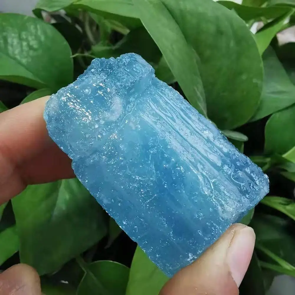 50-95g Natural Aquamarine Mineral Specime raw stone crystal reiki healing 2