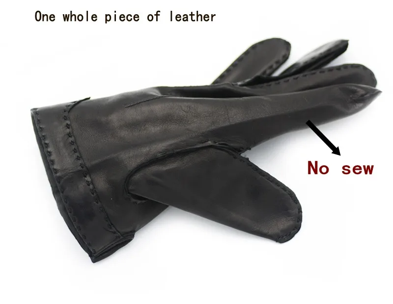 KIMOBAA мужские крутые строчки крутые настоящие итальянские кожаные перчатки мотоциклиста