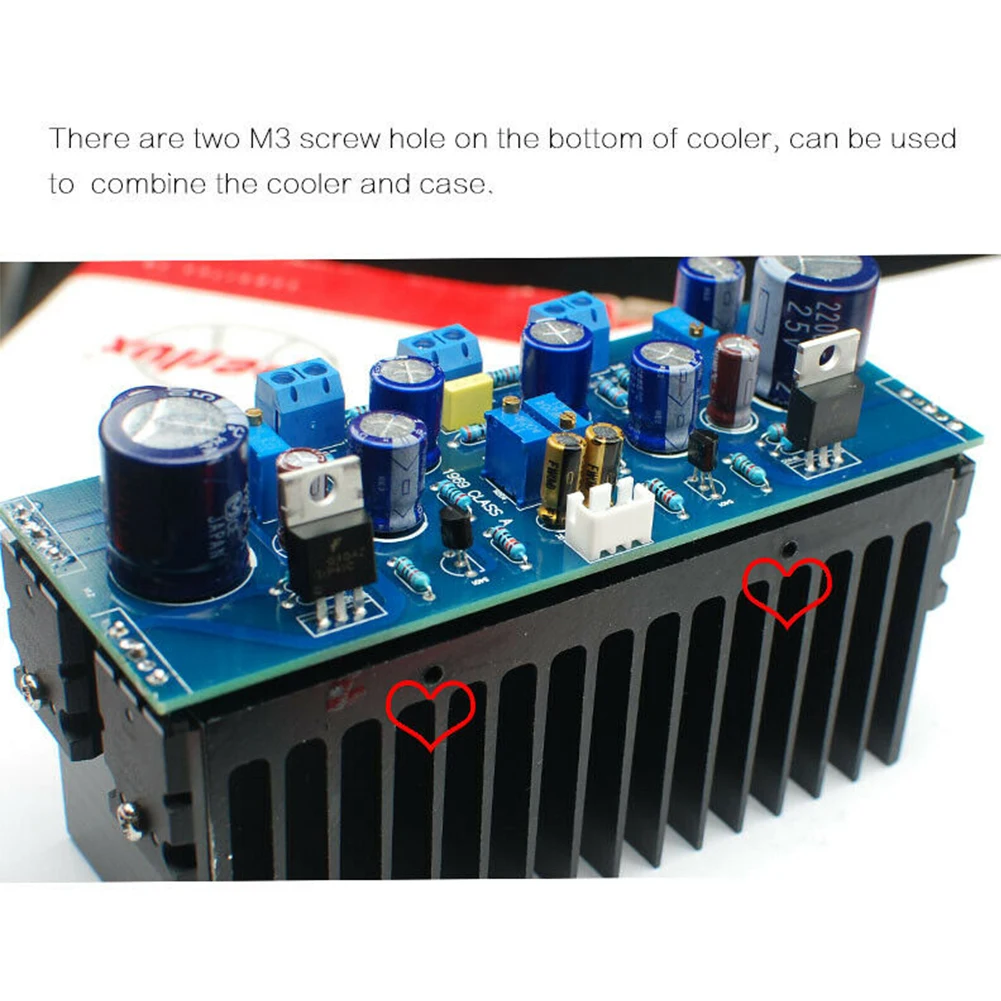 1969 класс А Высокое качество полный спектр радиаторов усилитель платы комплект 2,0 канальный модуль аудио дома DIY PCB электронные компоненты