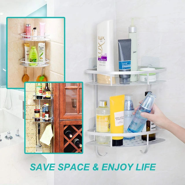 Plastic Bathroom Shelf Organizer  Bathroom Shower Caddy Organizer - Bathroom  Shelf - Aliexpress