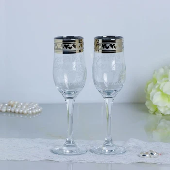 

Set of wedding glasses "Bride and Groom", with gold border, 200 ml 2882223