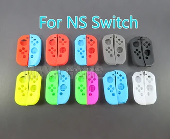 

Silicone Case Soft Anti-Slip Protective Cover Skin Thumb for Nintendo Switch NS NX Joy-Con Controller 10sets/lot