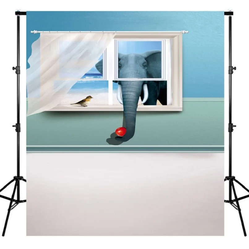 Реквизит для фотосъемки Nitree Viny 3D принтер фон детской луг животные океан рыба