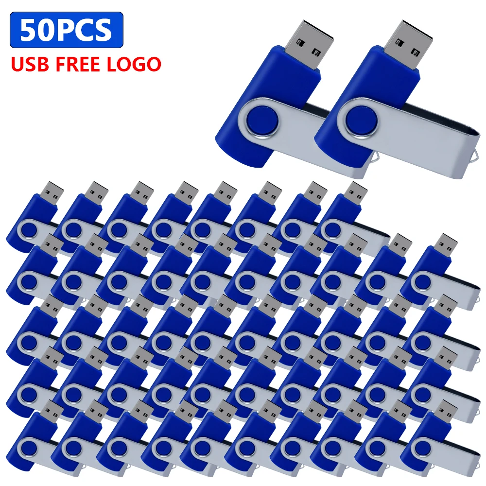 Металлический usb флеш-накопитель 50 шт./Лот 128 ГБ 64 32 16 2 0 usb-накопитель с