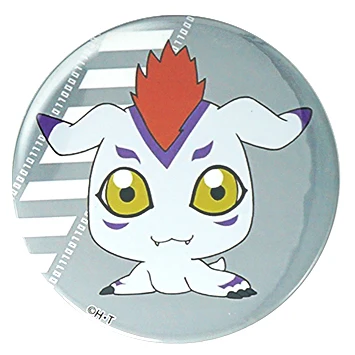 Digimons аниме металлический значок Piyomon Agumon gabumon Gatomon Patamon Palmon Gomamon Tentomon Декоративный металл значок брошь булавки - Окраска металла: 06 Gomamon