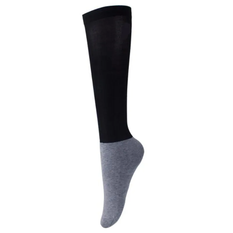 3pieces Cavassion Equestrian Sockings  Adualt and Kids socks riding horses Equestrian Equipment black long socks8111015 4