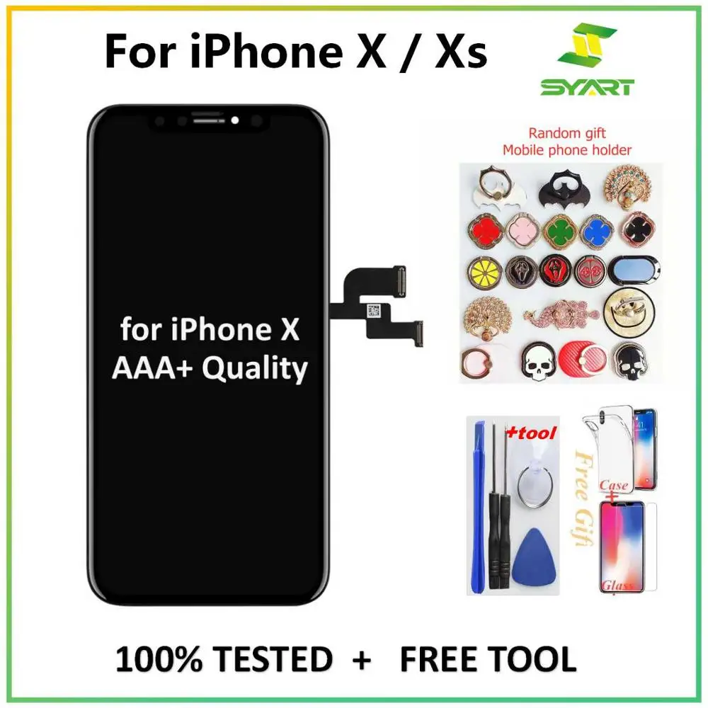 

Grade LCD Pantalla For iPhoneX LCD 10 XS Screen LCD Display Touch Screen Digitizer Assembly For iPhone X OLED XS TFT XR