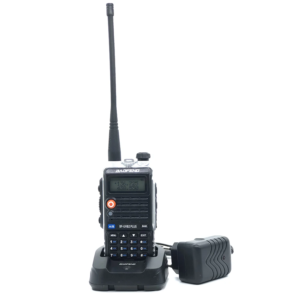 Baofeng BF UVB2PLUS Portable Handheld LCD Screen VHF UHF Dual Band Two Way Radio LED flashlight 2
