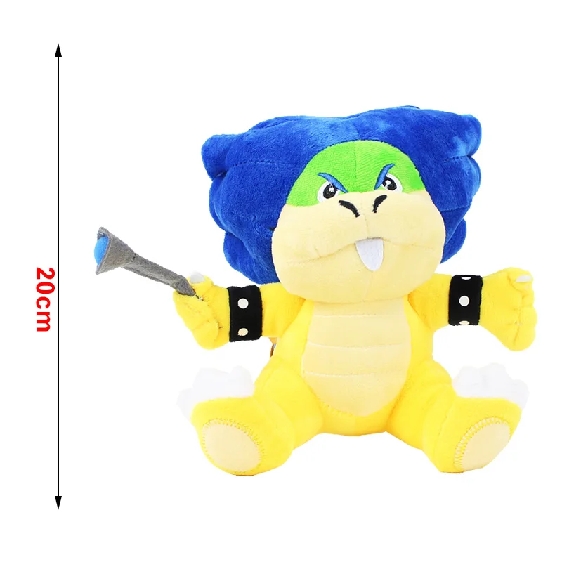 E-opp bag 15-28 см Super Mario Broser JR 3D Land Bone Kubah Koopa Dragon Dark Bowser Kamek Waluigi Wario Lemmy Morton Roy Bully плюшевые игрушки - Цвет: E-opp bag