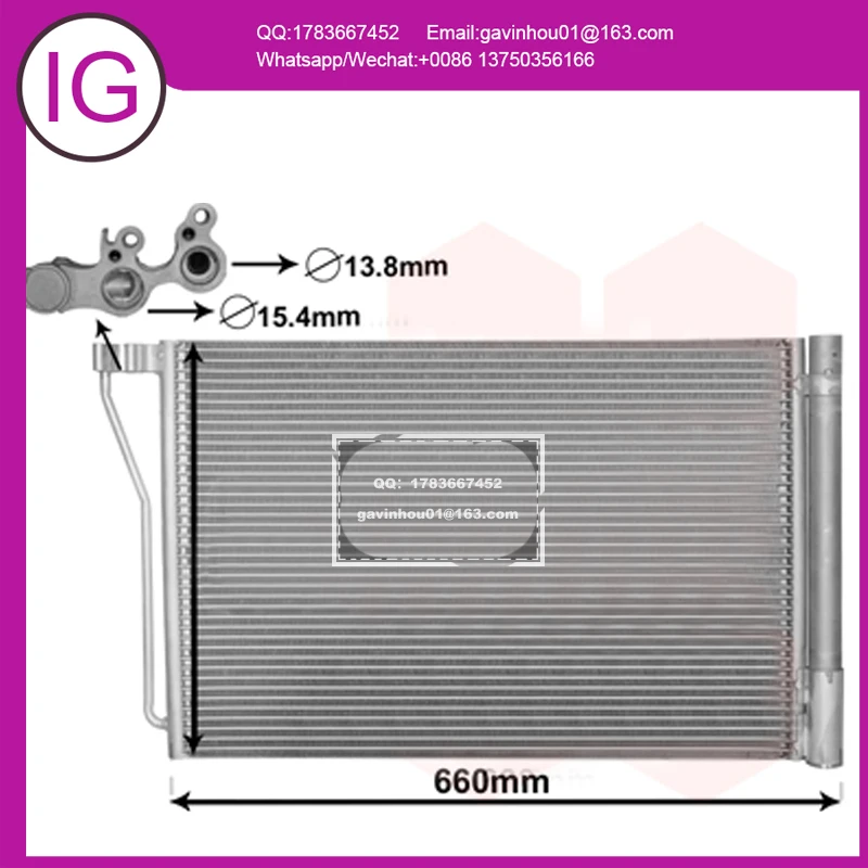

For AC Air Conditioning Conditioner Condenser For BMW 523i/F10/F18 17112284243 17119389419 64509391493 64509109725