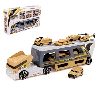 

Car-transformer "Trailer", 6 cars and a helicopter