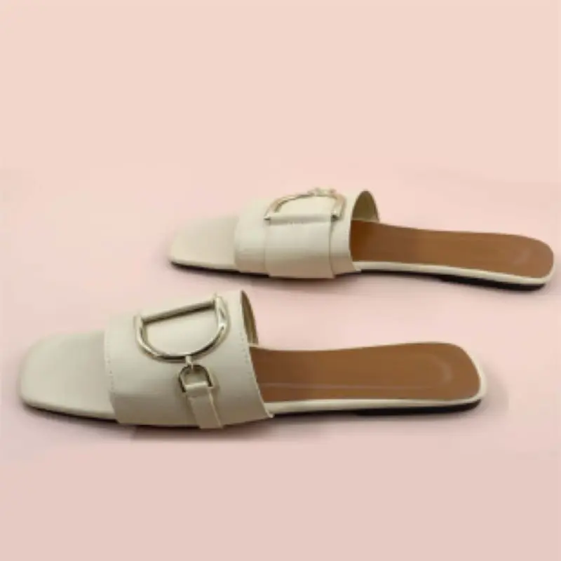 2021 Women Slippers Fashion Ladies Flat Heel Slides Summer Outdoor Beach Slip On Sandal Shoes Female Flip Flops Plus Size 45