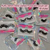 Mikiwi 10/20//50/100 Wholesale 25mm Fluffy Mink Lashes Suit Brushes Tweezers In Bulk Eyelashes Set Multi Pack Mink Lashes Kit 2