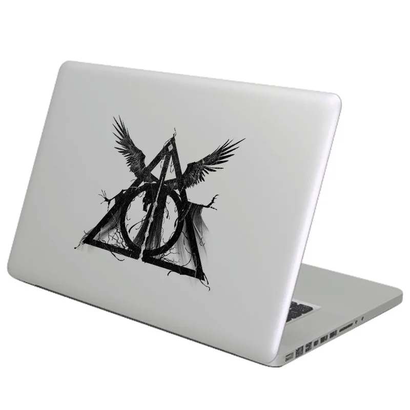 Deathly Hallows треугольная наклейка для ноутбука Macbook deckle Pro Air retina 11 12 13 15 дюймов виниловая поверхность Mac книга Ноутбук кожа