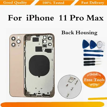 

Full Housing Case For iPhone 11 Pro Max Battery Back Cover Rear Cover + Chassis middle Frame No Flex Cable
