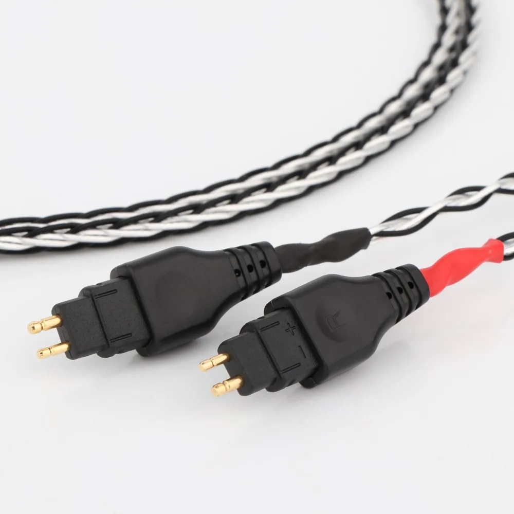 3,5 mm 2,5 mm XLR 4,4 mm 8-adriges versilbertes OCC-Kopfhörerkabel für HD580 HD600 HD650 HDxxx HD660S HD58x HD6xx – Detail 4