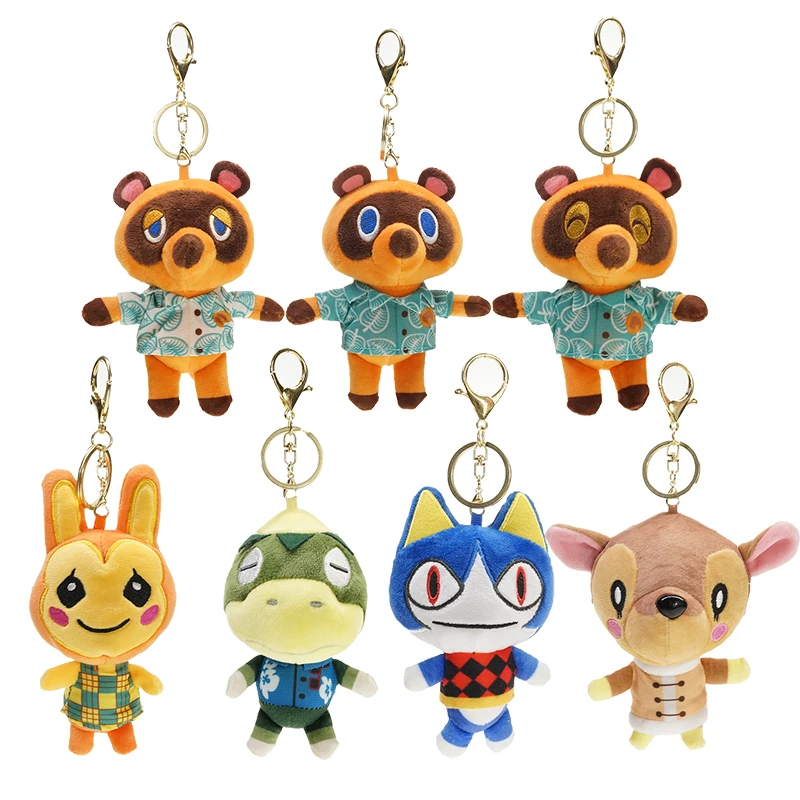 

12cm Animal Crossing Plush Toy Cartoon Raymond Jingjiang Doll Animal Forest Children's gifts