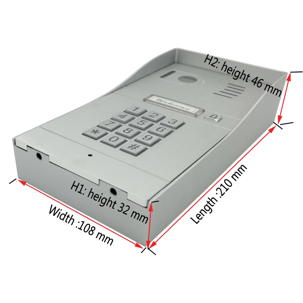 Новый HD Беспроводной 3G 4G WiFi ИК Водонепроницаемый дверной звонок Домофон Iphone Android