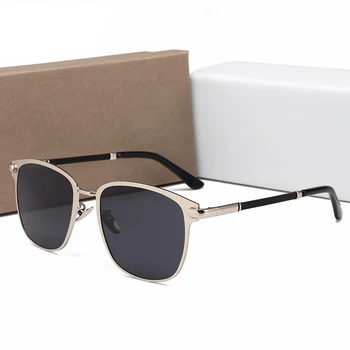 

Men Polarized Driving Goggles Metal Frame Sunglasses Classic Simple Style 2019