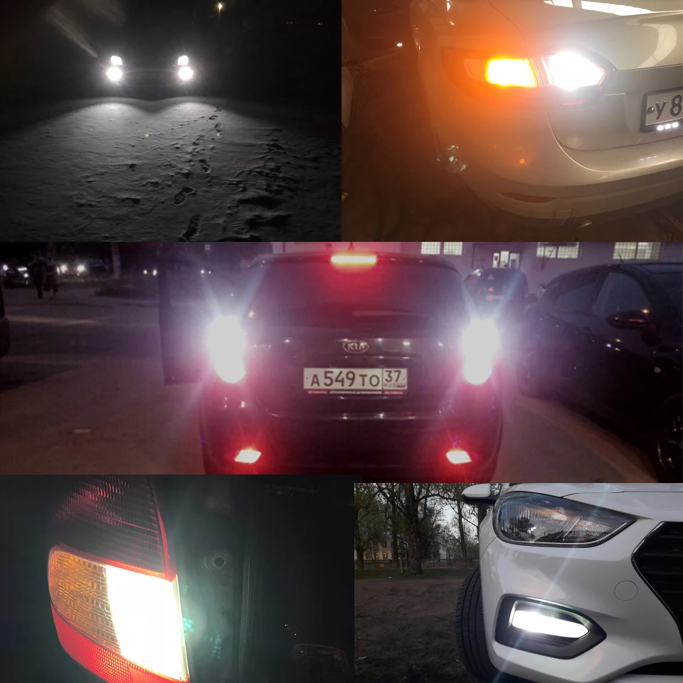 2 шт. супер яркие 8 COB 1500LM Led 1156 BA15S P21W автомобильные габаритные огни авто зазор Поворотная сигнальная лампа белый/желтый/красный 12 В