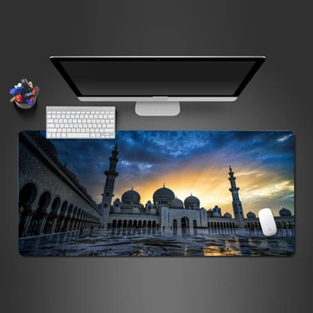 

The Church At Dusk Mouse Pad Lock Edge Washable Game Mousepad Computer Gamer Best Selling Rubber Game Pad Best Christmas Gifts