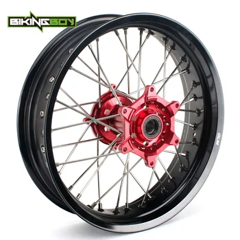 

BIKINGBOY 4.25/4.5/5.0 17" Rear Wheel Rim Hub For Honda CRF 250 R 2014-2019 CRF 450 R 2013-2019 CRF 450 RX 2017-2019 CRF 250 RX