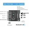 Bluetooth 5.0 Audio Power Amplifier Module 2.1 Channel AUX Input Digital Audio Power Amp Circuit Board 50W x 2+100W ► Photo 3/6