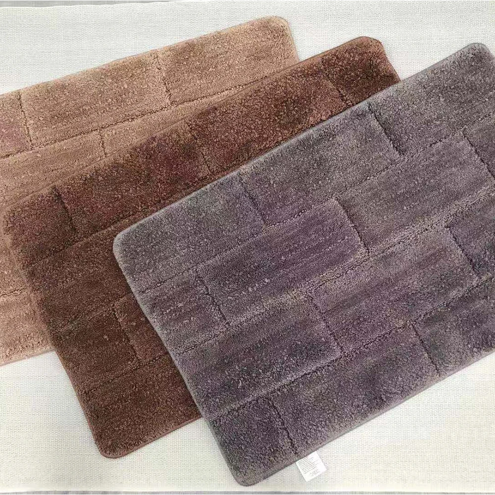 2 размера коврик для ванной ковер мягкий полиэстер микрофибра коврик для пола нескользящий водопоглощающий дверной коврик машинная стирка