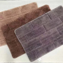 2 размера коврик для ванной ковер мягкий полиэстер микрофибра коврик для пола нескользящий водопоглощающий дверной коврик машинная стирка
