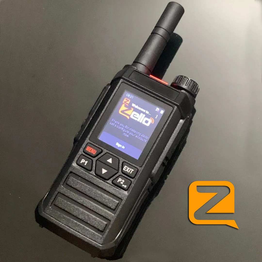 Zello walkie talkie 4g sim + wifi bluetooth Войдите в учетную запись нажав клавишу (не нужно