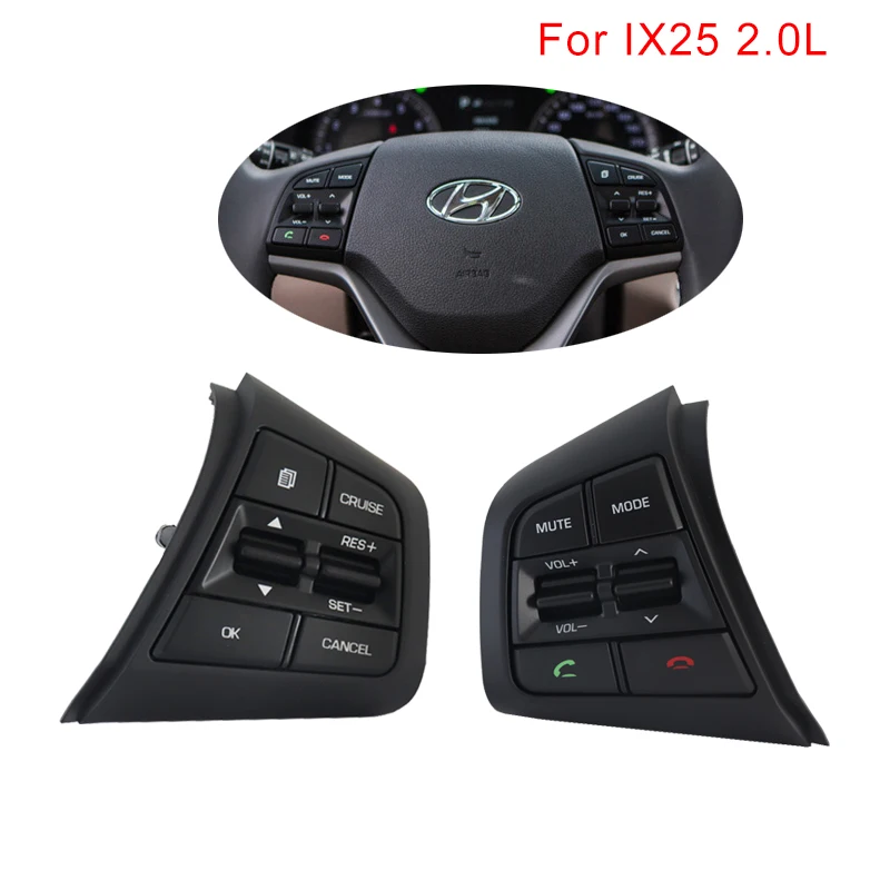 

Car switches For Hyundai ix25 creta 1.6L 2.0L Steering Wheel Cruise Control Buttons Remote Volume button auto accessories