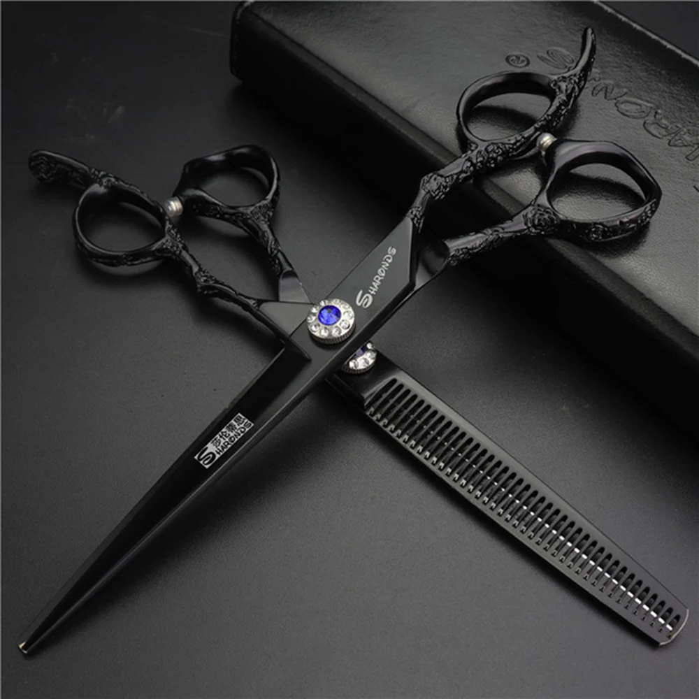 

7 inch dog shears pet grooming scissors Pet scissors set thinning scissors Dog Professional Barber Tools