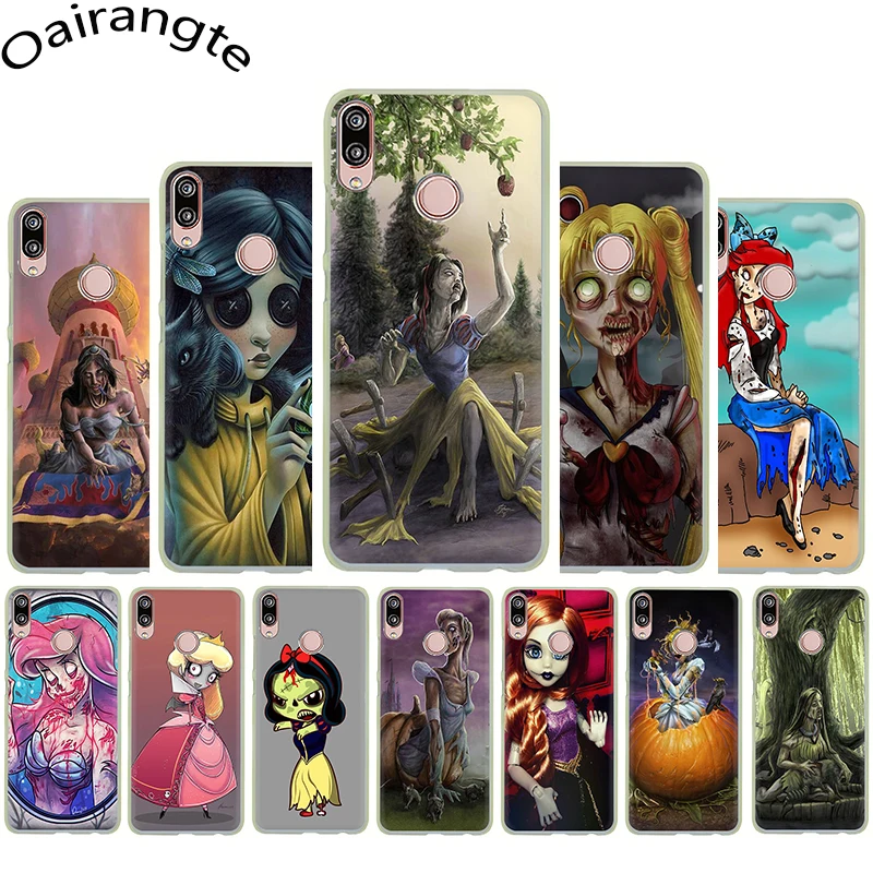 Zombie Princesse Hard phone Cover Case for Huawei P8 P9 P10 P20 P30 Pro Lite Mini P Smart Z Plus